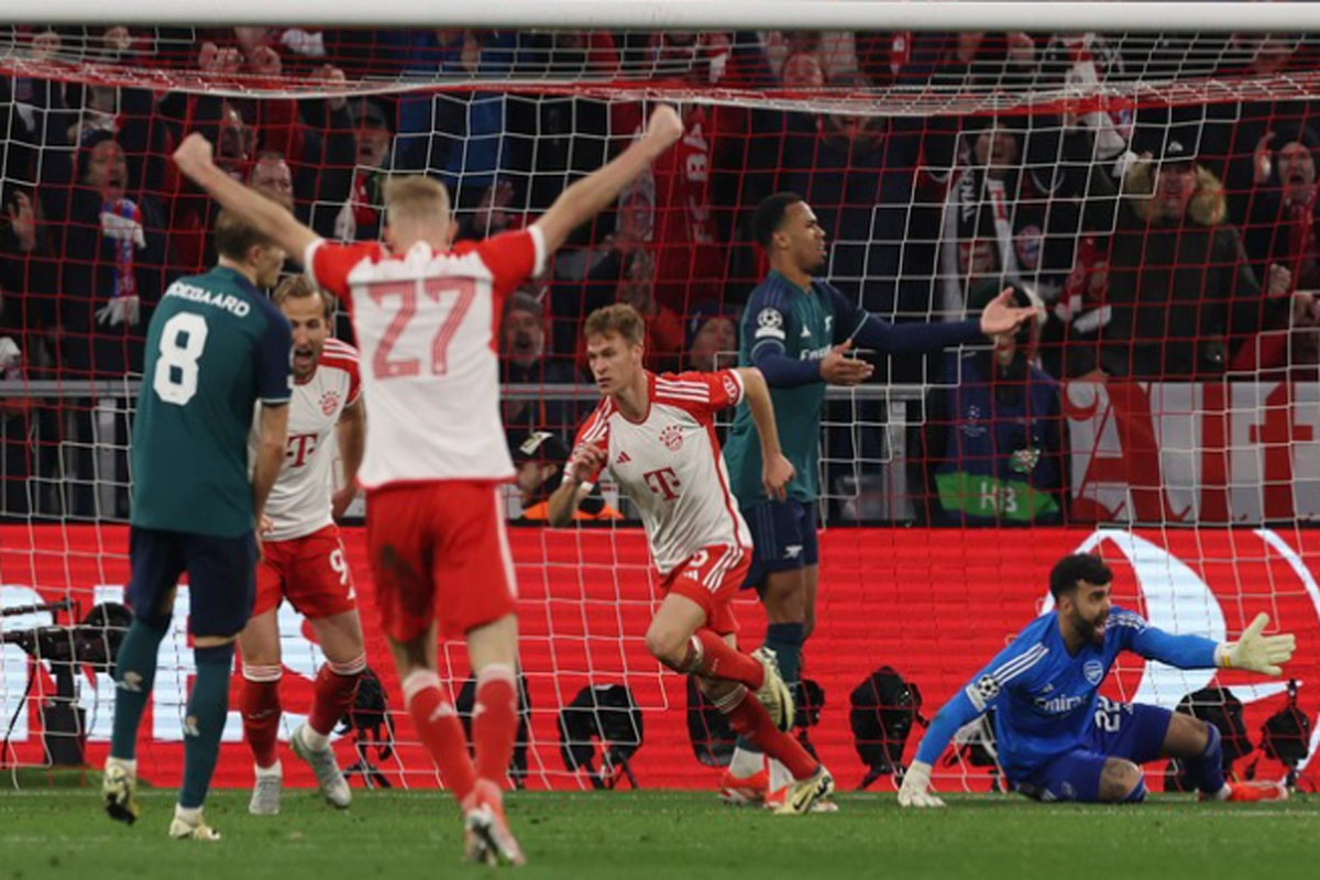 Singkirkan Arsenal, Joshua Kimmich Jadi Pahlawan Bayern 