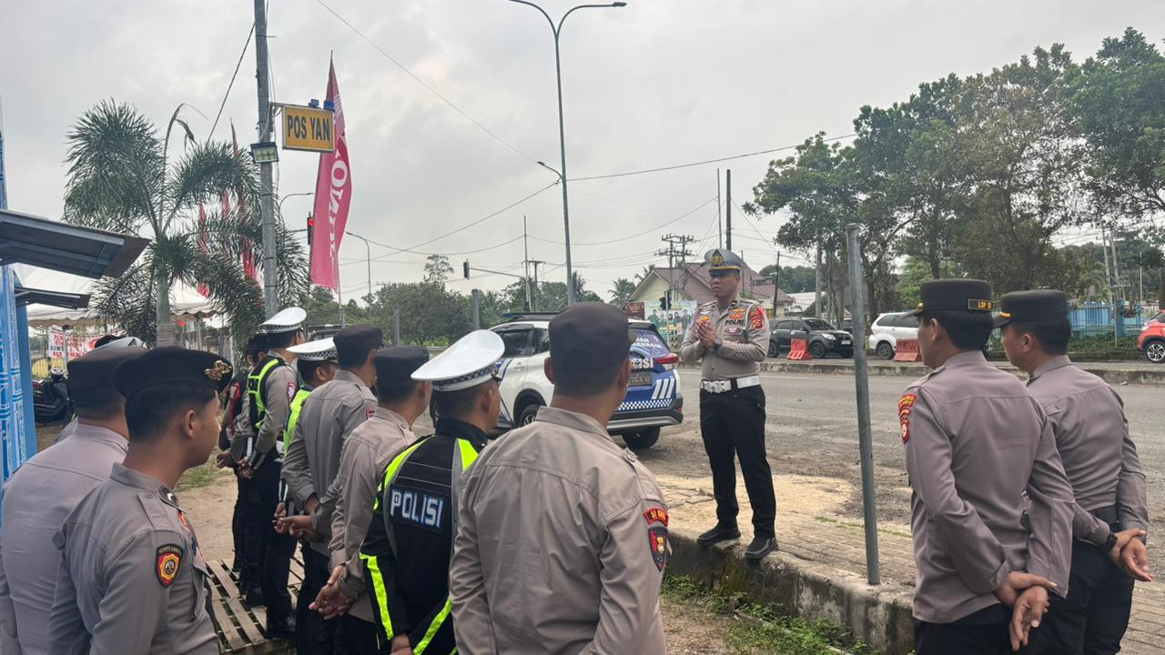 Polres OKI Antisipasi Puncak Arus Balik Akhir Pekan, Posyan Tetap Siaga Meski Ops Ketupat Berakhir