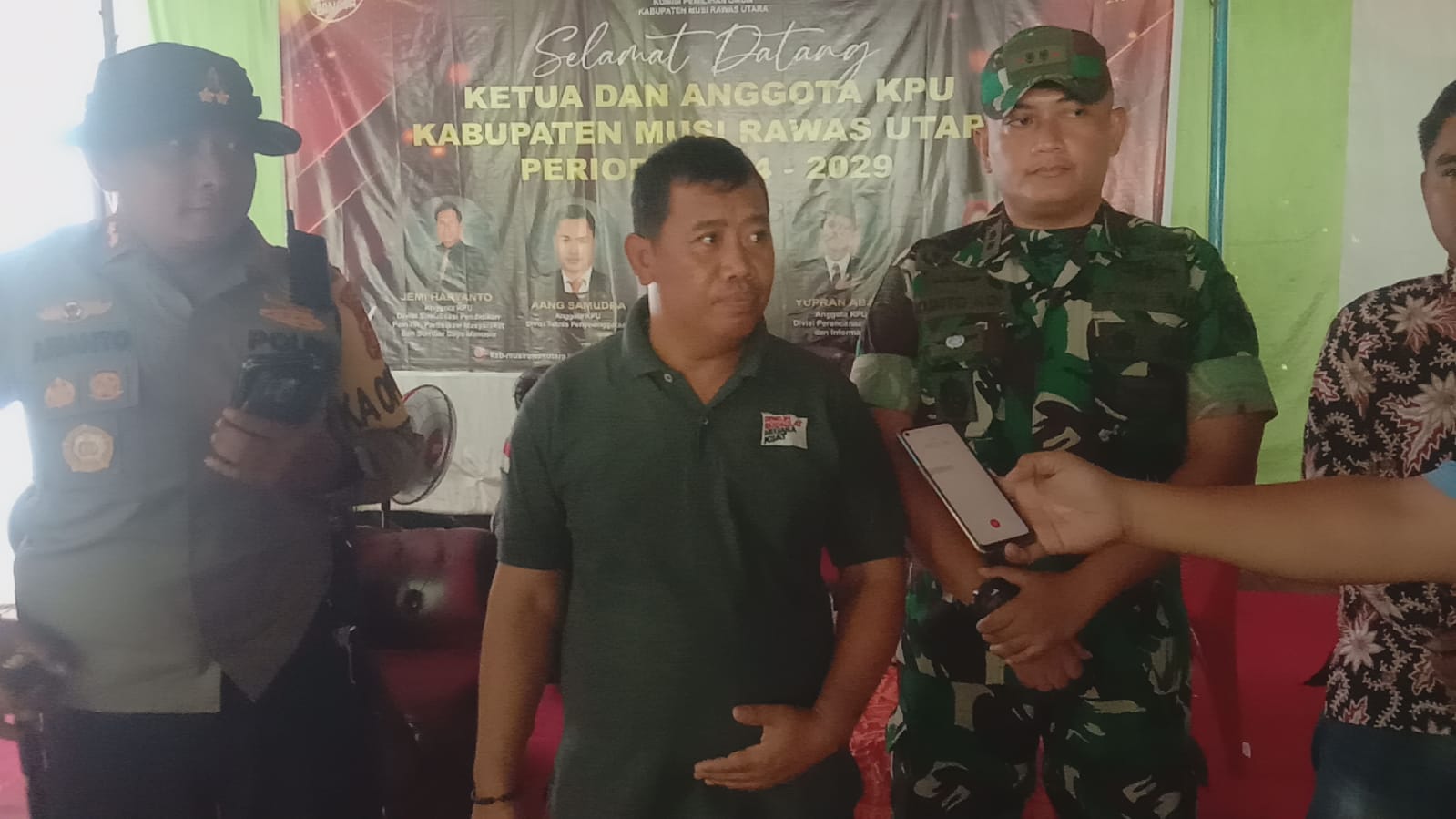 Ketua KPU Muratara Diisukan Dibacok, Kapolres-Dandim Turun Tangan