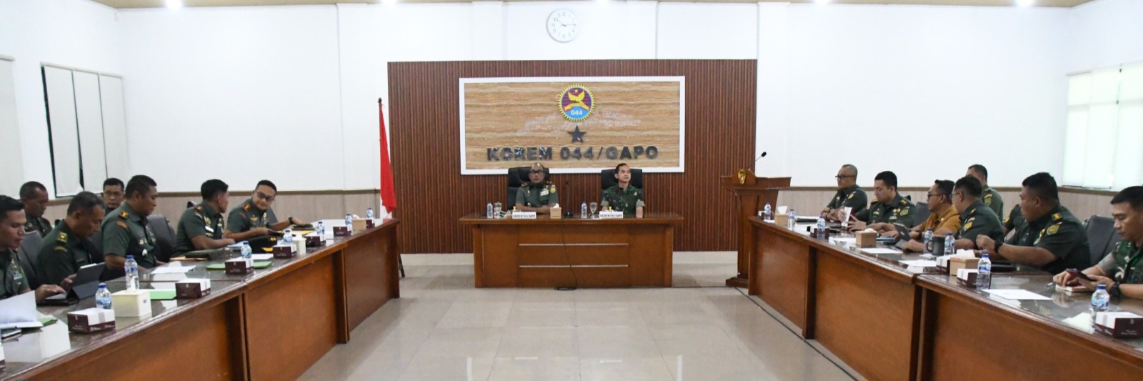 444 Personel TNI Korem  044/Gapo Ikuti  Sidang Jabatan