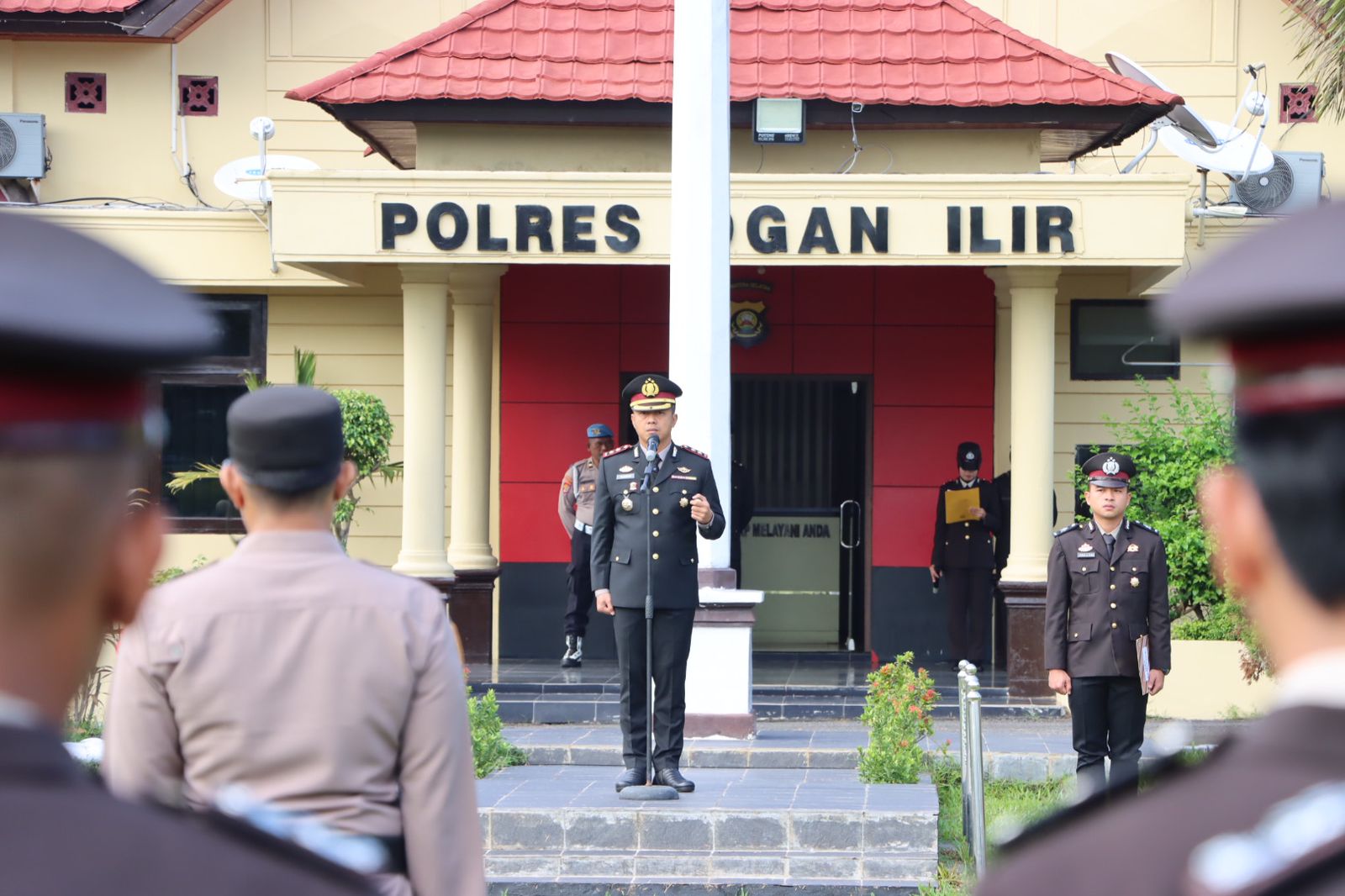 Kapolres Ogan Ilir : Pancasila  Jadikan Landasan Moral,  Upacara Hari Kesaktian Pancasila