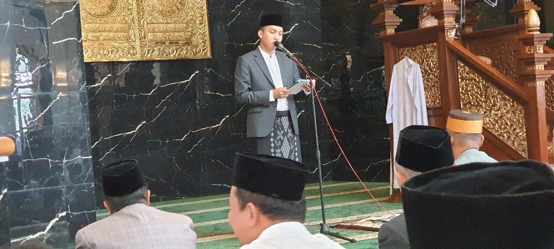 Bupati Panca Sholat di Masjid An-Nur Tanjung Senai. Ini Pesannya !