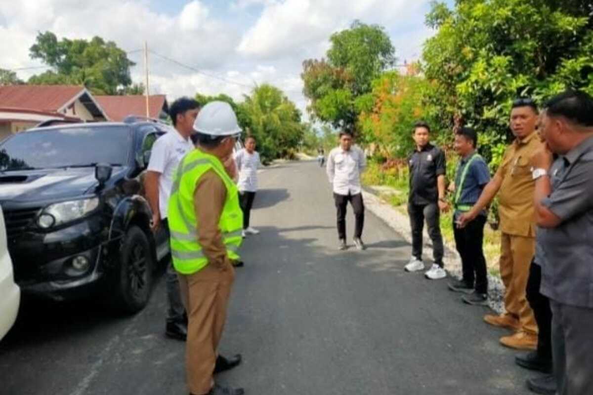 Komisi II DPRD Luwu Utara Tinjau Pembangunan 2 Ruas Jalan 