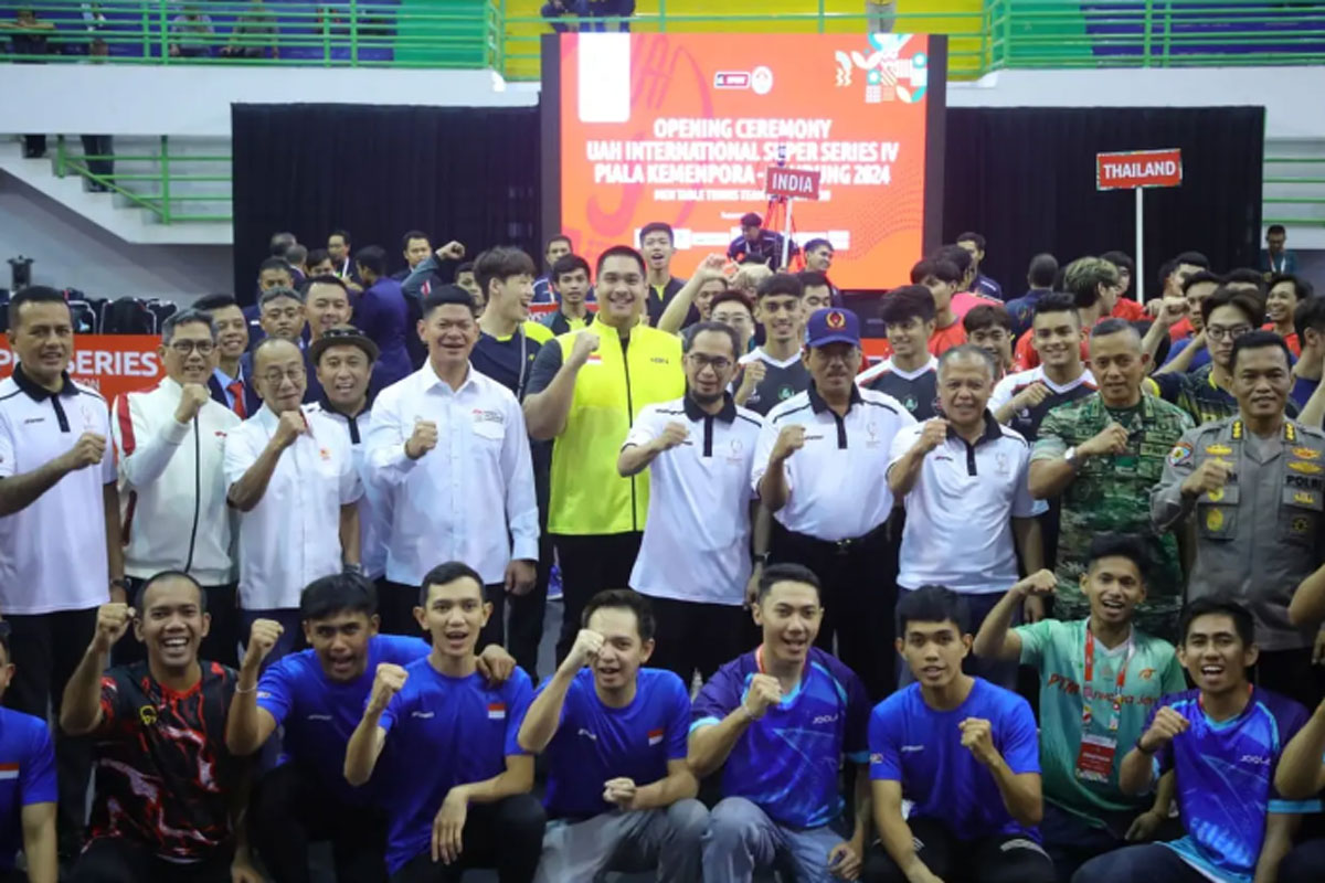 Ketum KOI Dukung Turnamen Tenis Meja UAH Super Series-Kemenpora Masuk Kalender ITTF 