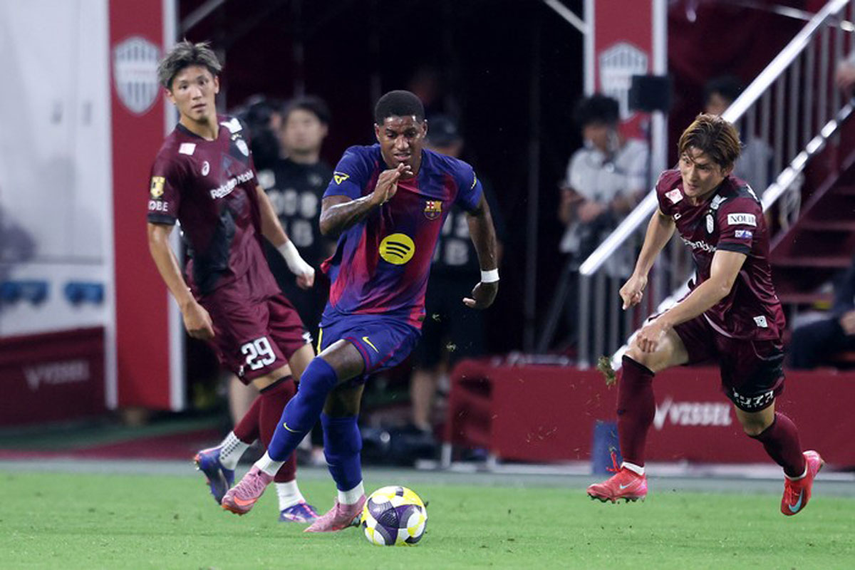 Rashford Resmi Bela Barcelona Namun Hanya Sebentar Dipasang Bermain Lawan Vissel Kobe