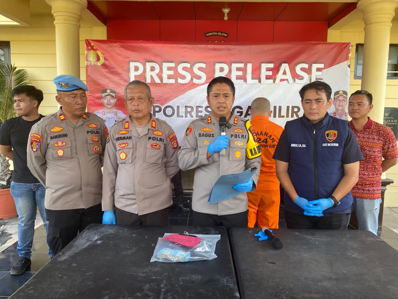 Peras Kades , Dua Oknum LSM Ditangkap Polres Ogan Ilir