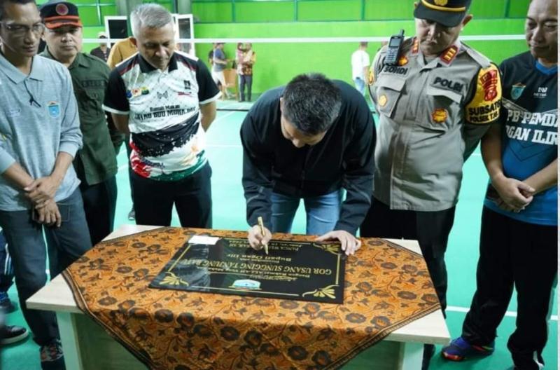 GOR Usang Sungging  Tanjung Batu Ogan Ilir Diresmikan 