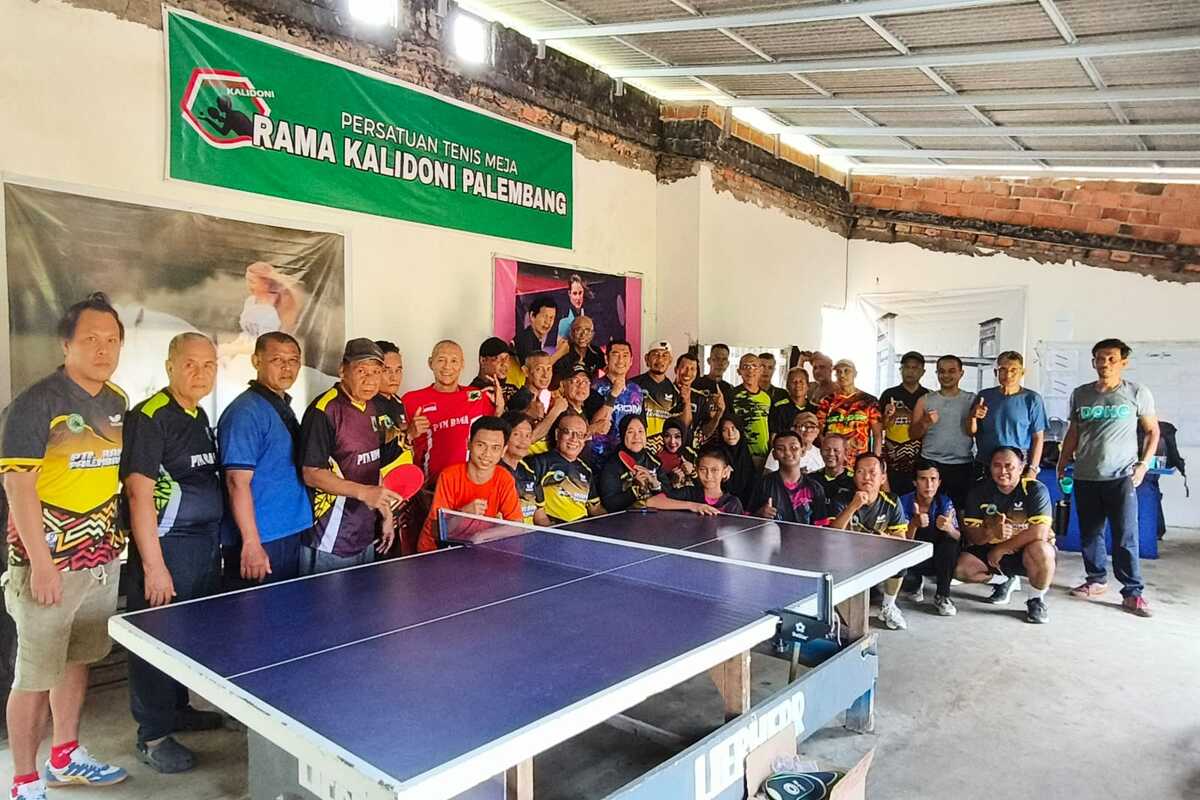 Resmikan GOR Tenis Meja, ini Pesan Ketua Pengkot PTMSI Palembang