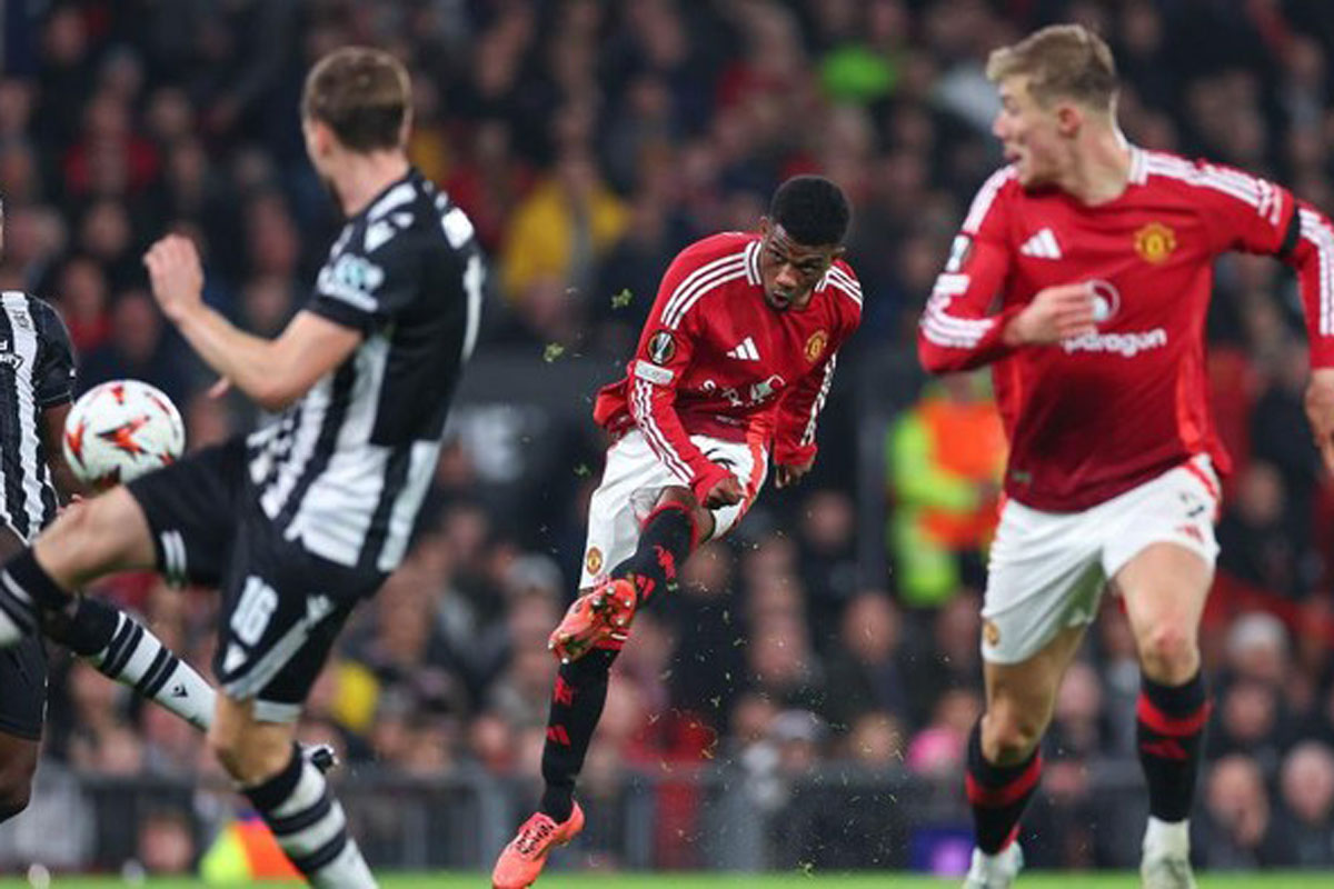 Hasil Liga Europa - MU Taklukkan PAOK 2-0