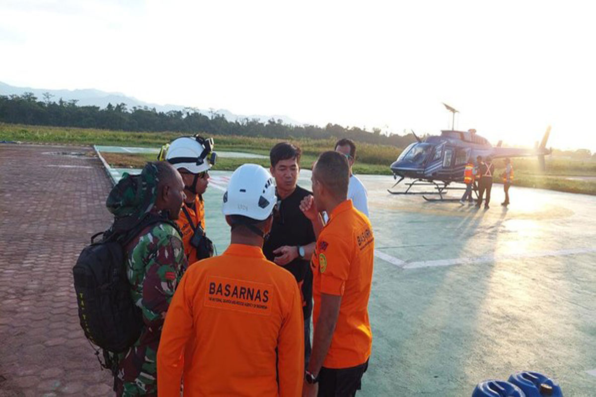 Lokasi Jatuh Helikopter di Timika Terjal, Tim SAR Kerahkan 2 Heli untuk Evakuasi 