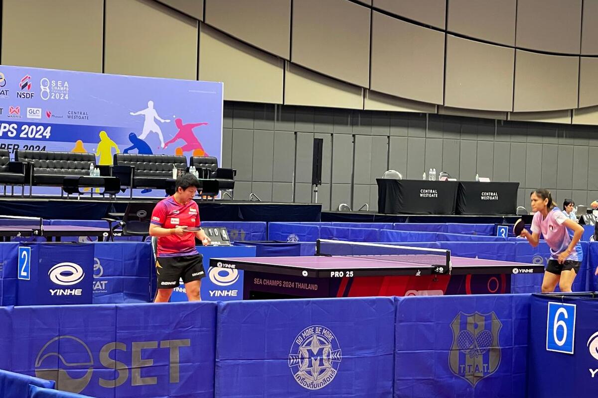 SEA Champs Thailand Table Tennis 2024: Timnas Putra-Putri Indonesia Taklukkan Kamboja dan Laos