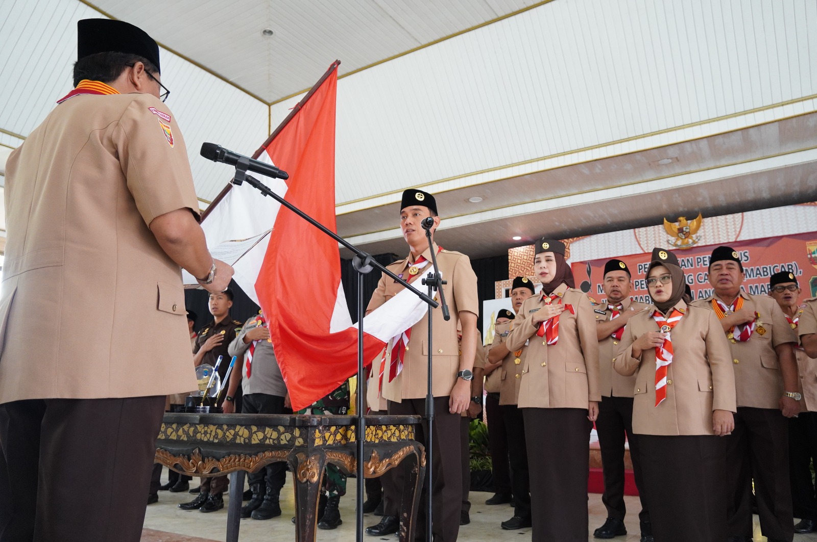 Pimpin Mabicab OKI, Muchendi Dorong Pramuka Aktif di Mitigasi Bencana dan Sosial