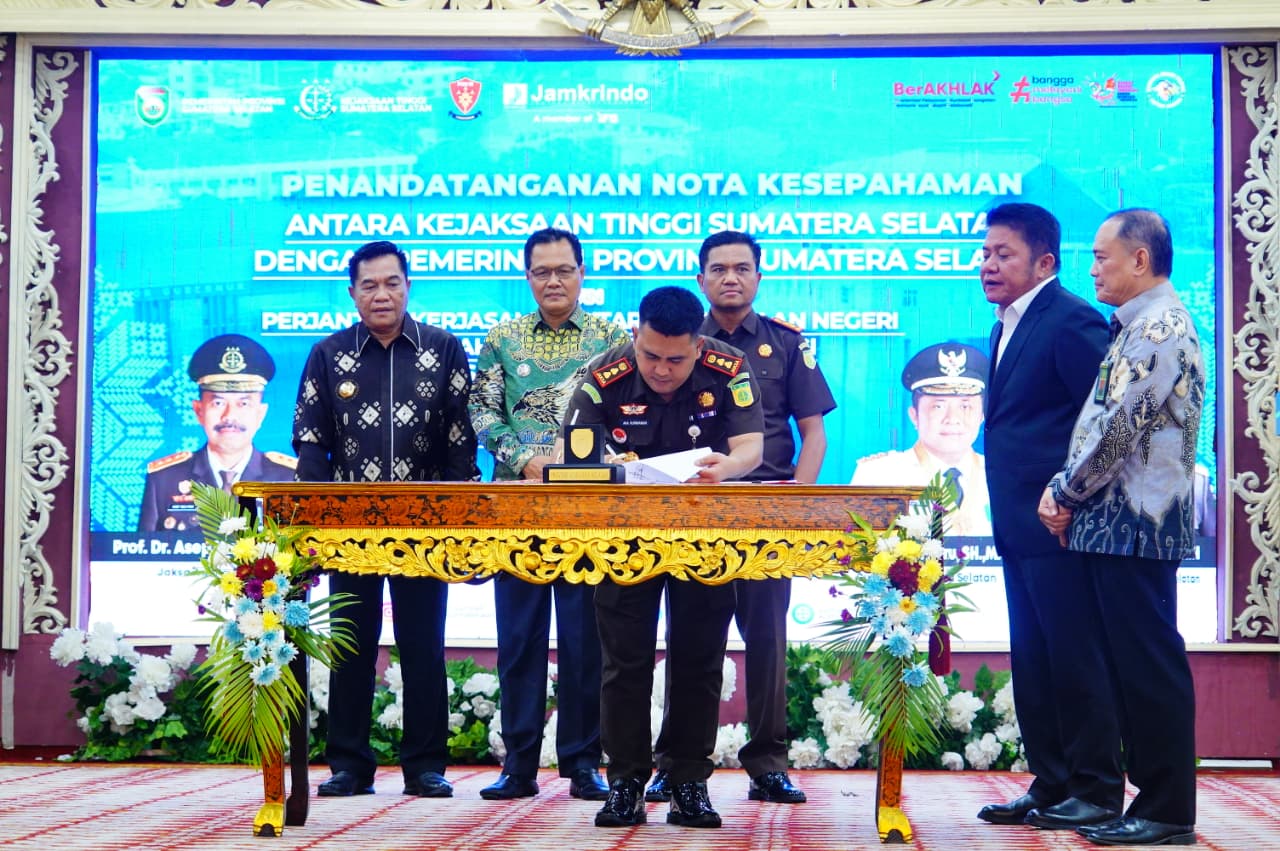 Bupati Toha Setuju Sanksi Pidana Diganti Bekerja Sosial, MoU dengan Kajari Muba Ditandatangani