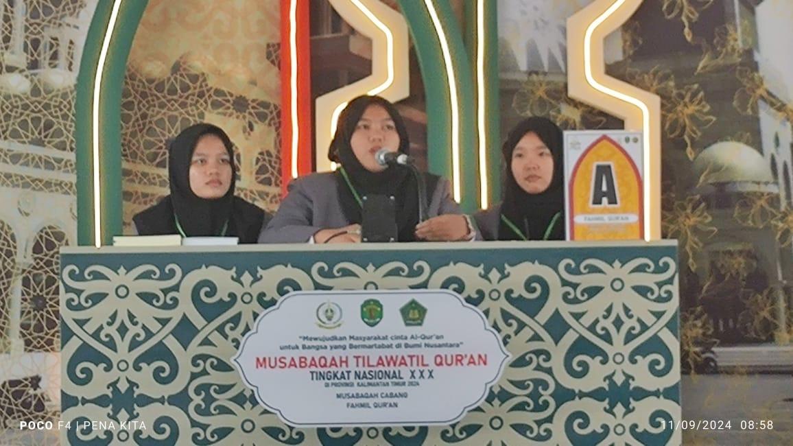 Luar Biasa, Sejarah Baru Putra-Putri Cabang Fahmil Quran  Sumsel  Masuk Final MTQN 