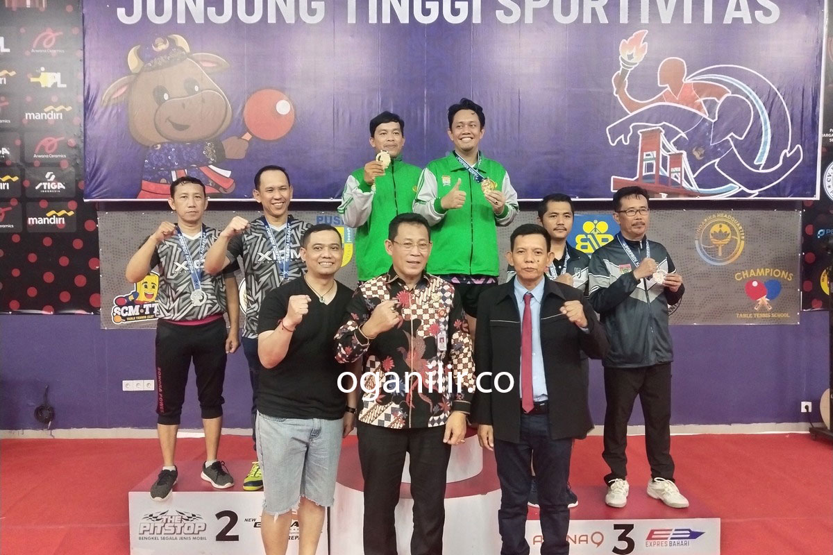 Deddy/David, Juara Tenis Meja Porprov Korpri Sumsel 2025