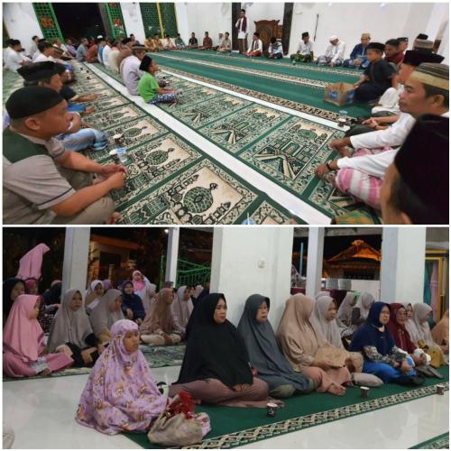 Masjid Al-Mulk Amin Serumpun Indralaya Gelar Isra Mikraj. Keimanan Adalah Anugerah Yang Paling Besar.