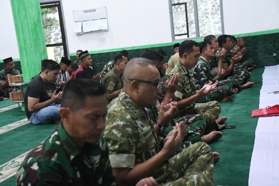 Korem 044/Gapo Gelar Doa Bersama Sambut Hari Juang TNI AD