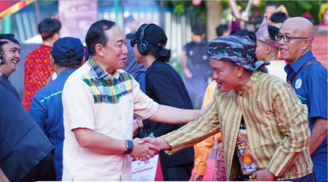 Tim Kesenian  Ogan Ilir Menjadi Pembuka Festival Sriwijaya ke-XXXIII Tahun 2025