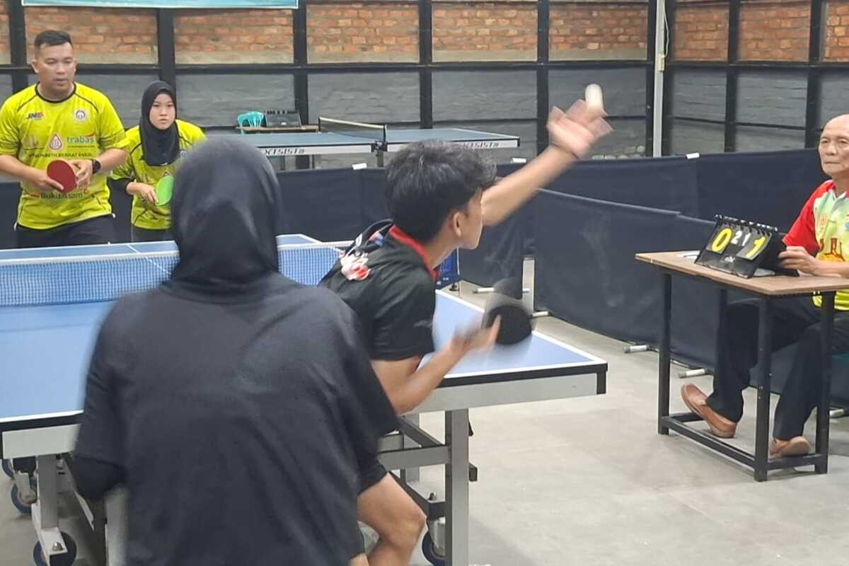 Hasil Sementara Tenis Meja Porkot Palembang, Kecamatan IT 1 Raih 2 Emas