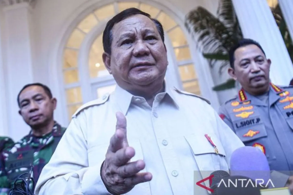 Berikan Arahan Kepada Jenderal TNI-Polri, Prabowo Ingatkan Tanggung Jawab Kepada Rakyat