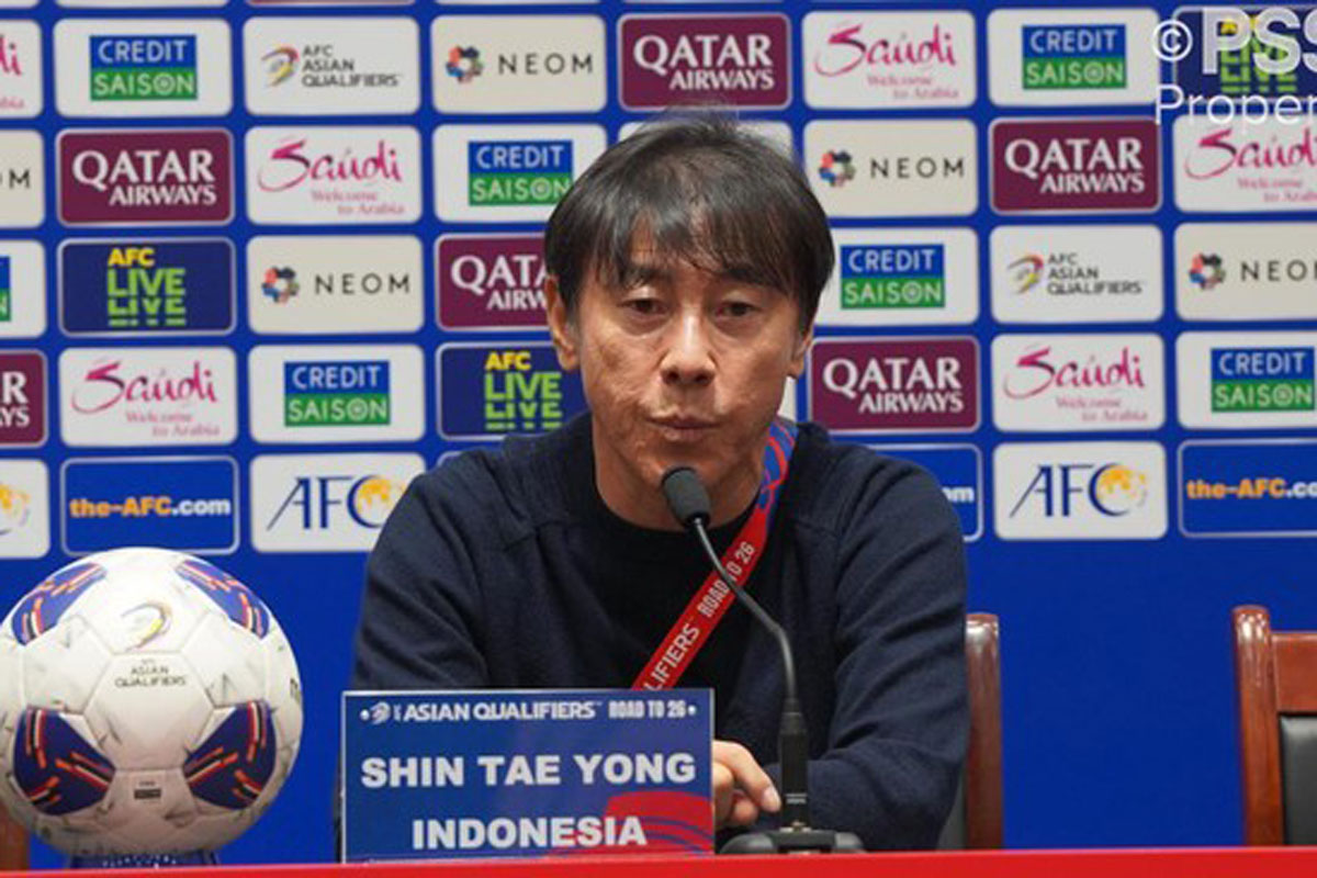 Timnas Indonesia Kalah dari China, ini Kata Shin Tae Yong