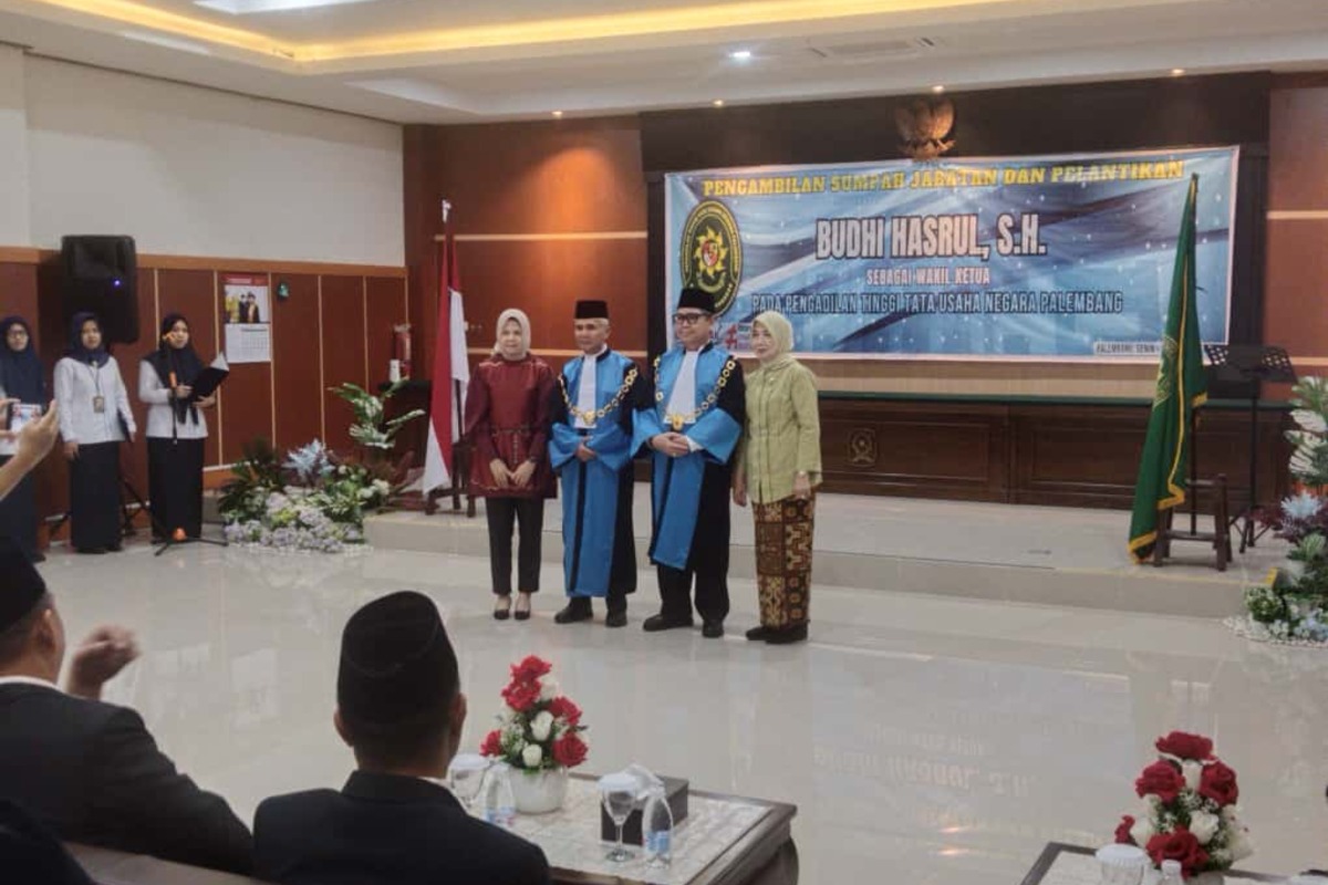 Budhi Hasrul, Jabat Wakil Ketua PT TUN Palembang 