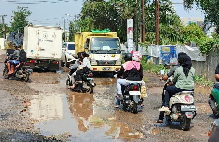 Tender Selesai, Jalan Tegal Binangun Banyuasin Langsung Diperbaiki