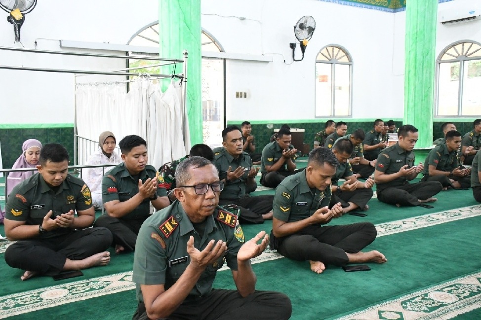 Korem 044/Gapo Gelar Doa Bersama, Korban Bencana di Sumatera