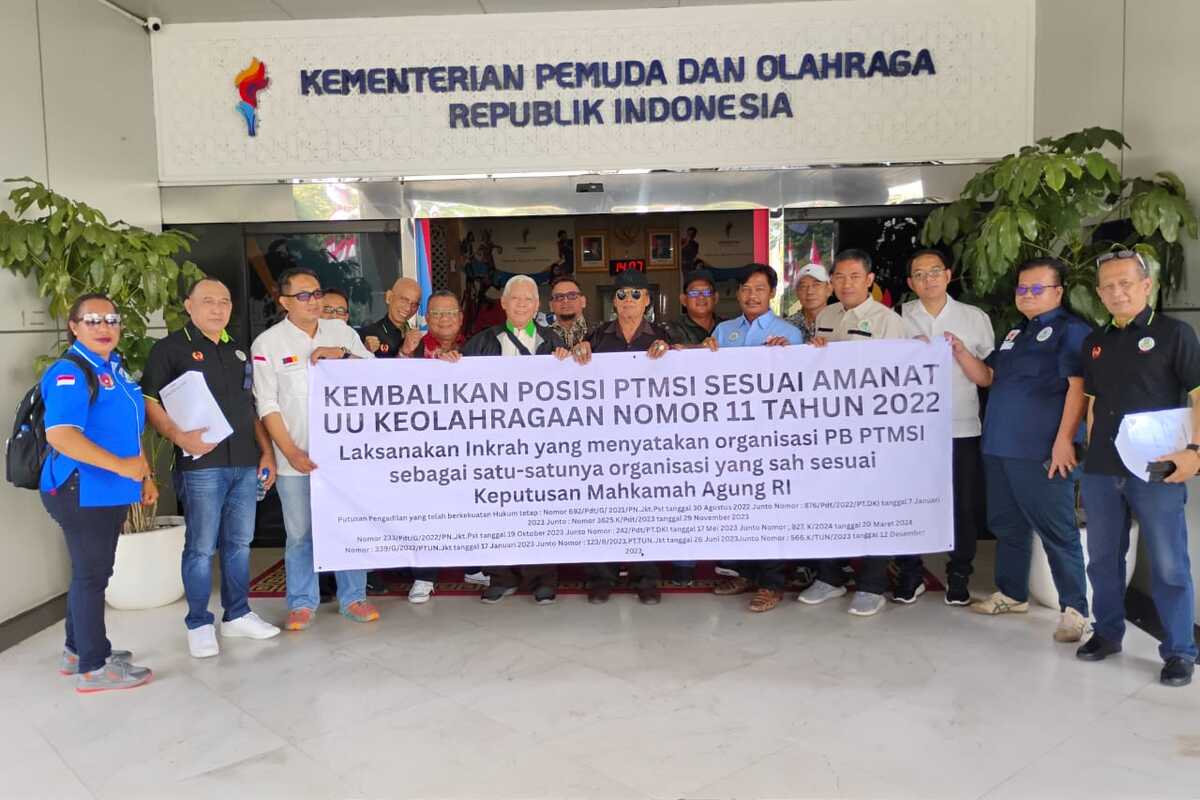Geruduk Kemenpora, Pengurus Pengprov PTMSI se-Indonesia Tegaskan tak Ada Dualisme 