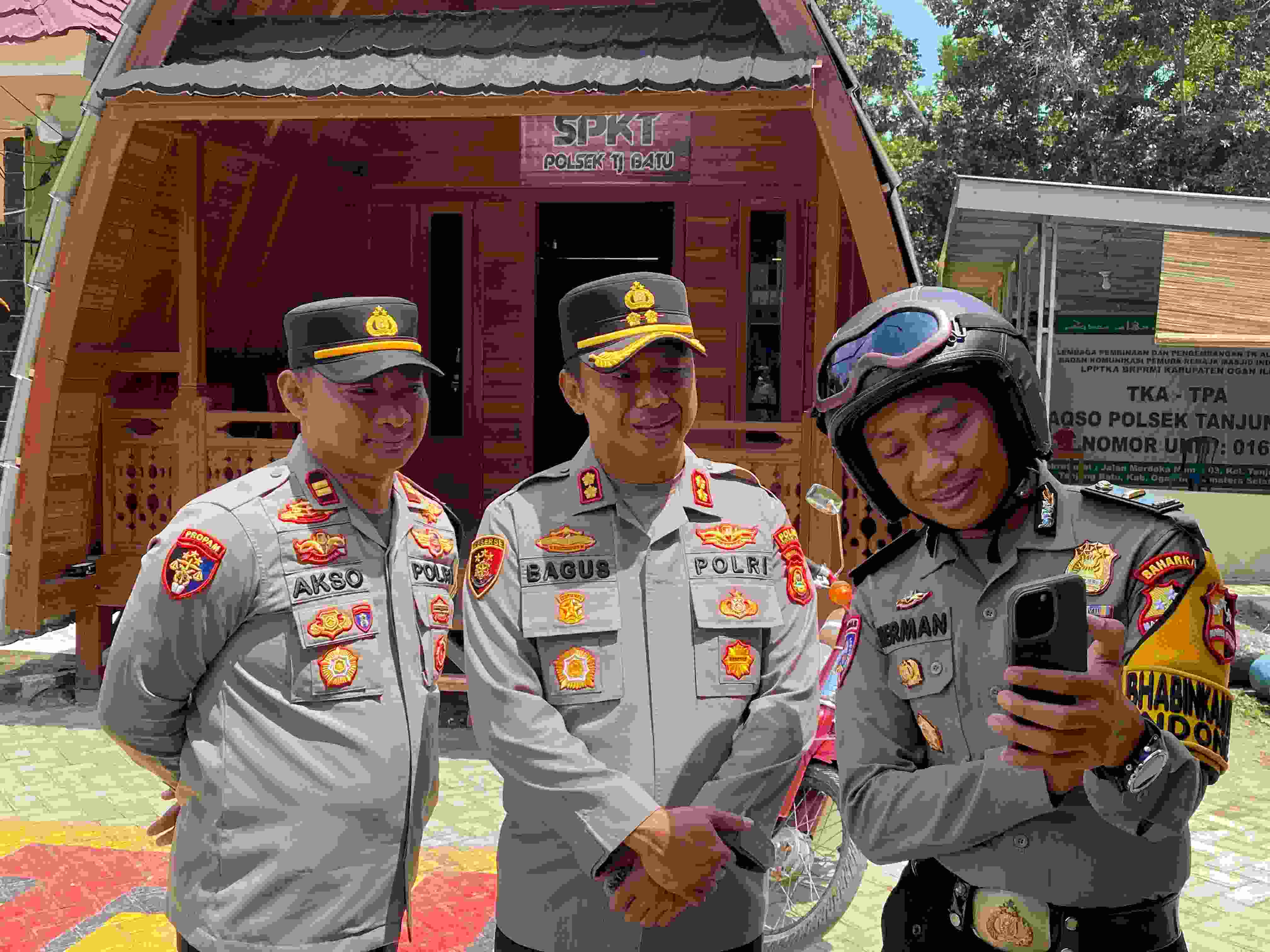 Pak Babin Nusantara Buat Konten Inovasi Bersama Kapolres Ogan Ilir