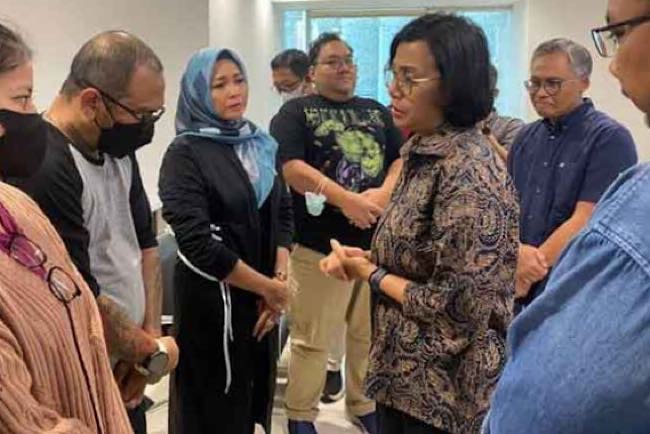 Menteri Keuangan Sri Mulyani Jenguk Kondisi Cristalino David Ozora di RS Mayapada Usai Kunjungan ke Bangalore 