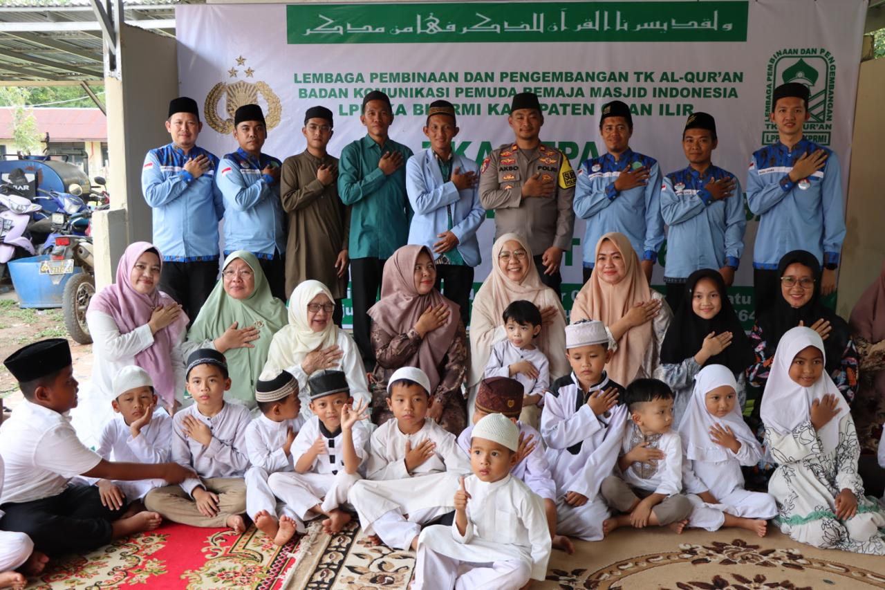 Polsek Tanjung Batu Launching TK, TPA, dan TPQ Al-Aqso