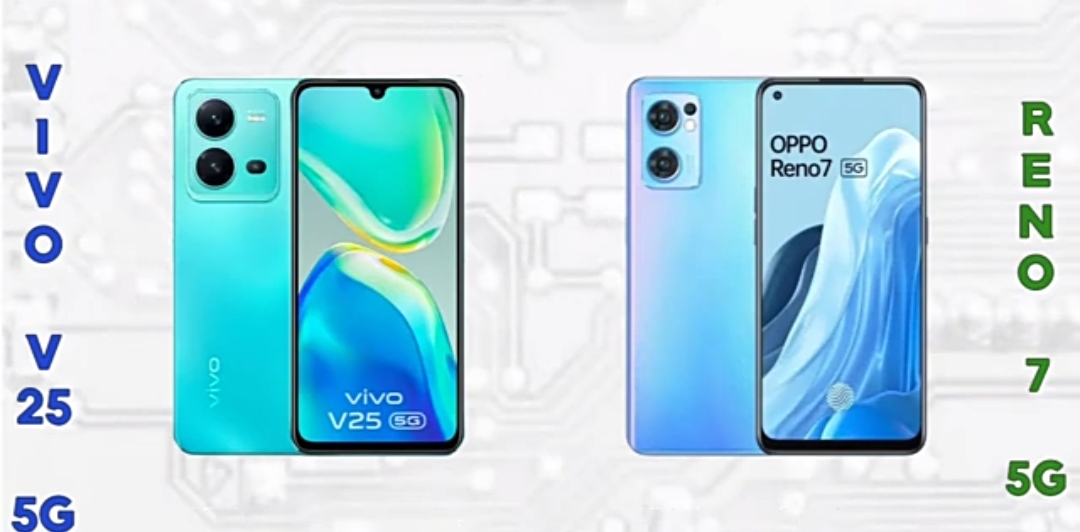 VIVO V25 Vs OPPO Reno 7! Selisih Harga Rp 100 Ribu, Mending Pilih Mana? Cek Perbandingan Spesifikasinya 