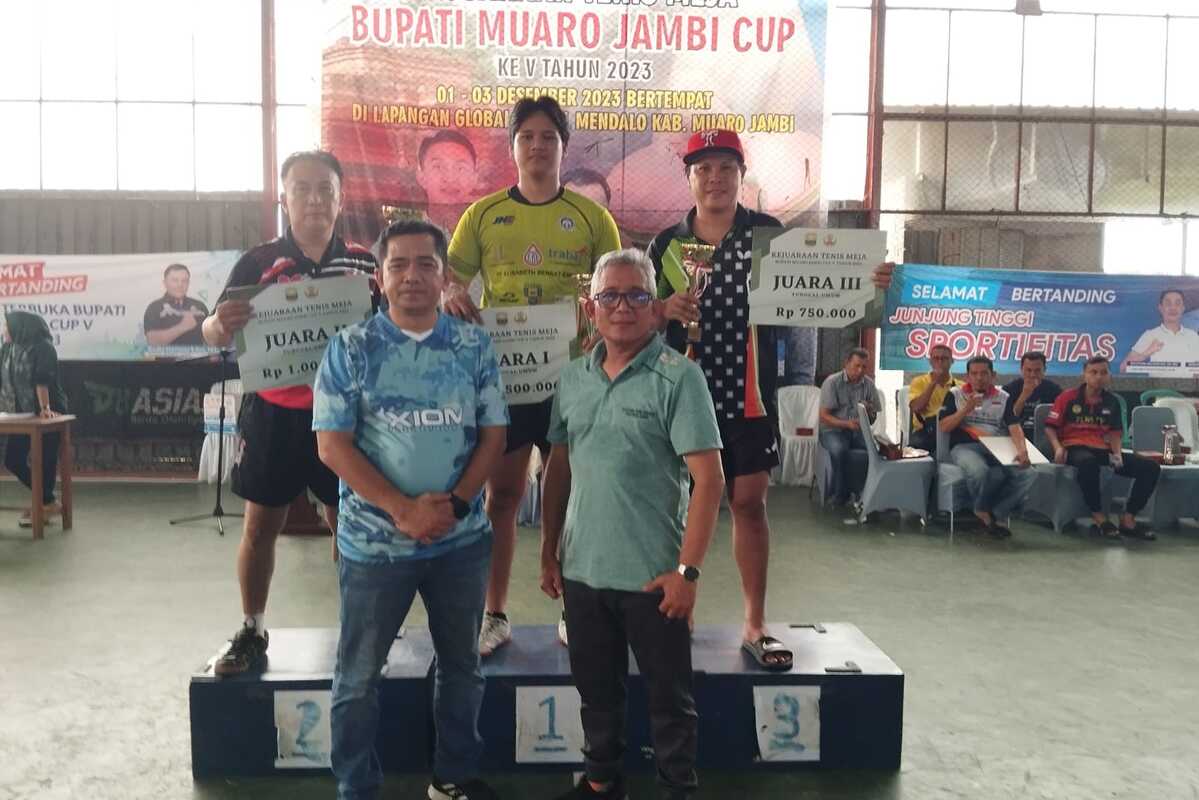 Petenis Meja Sumsel Berjaya di Jambi