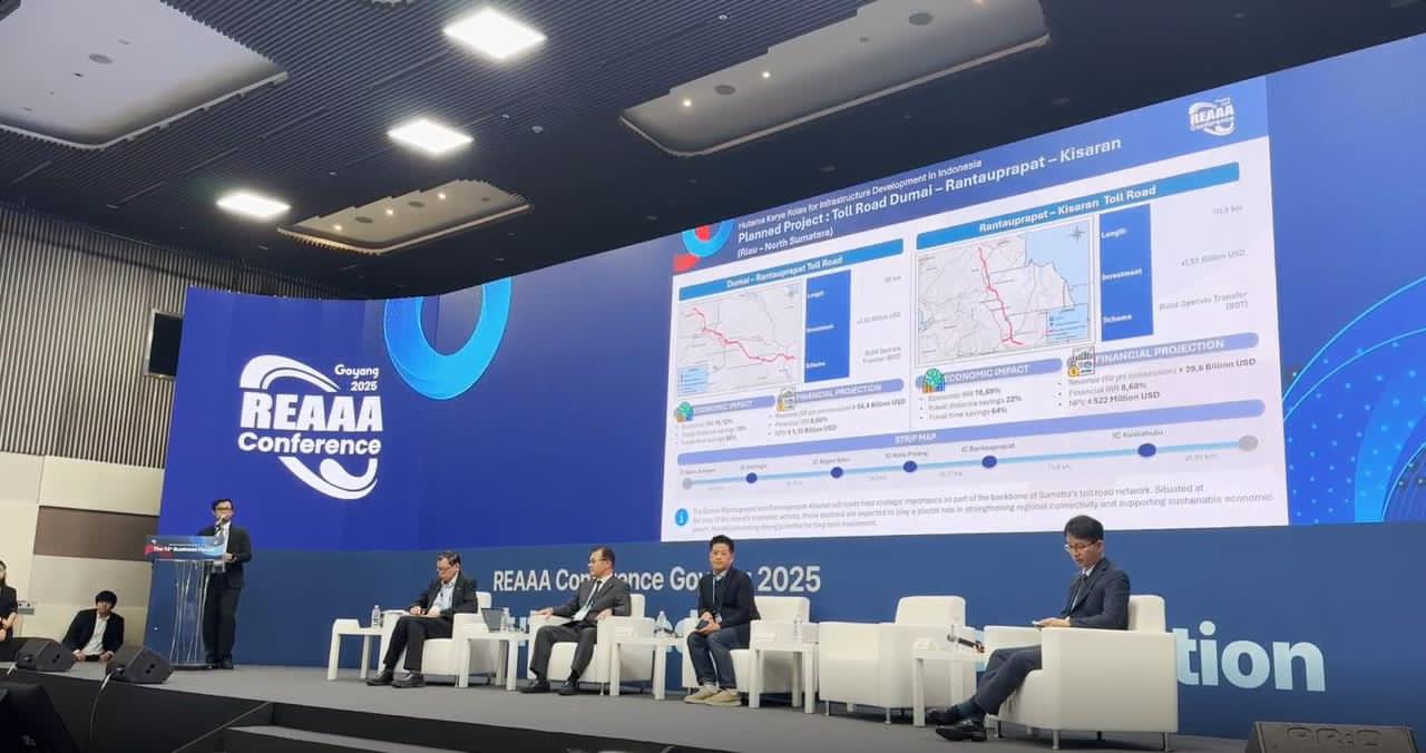 Hutama Karya Dorong Transformasi Infrastruktur Berkelanjutan Melalui  Forum Internasional REAAA 2025