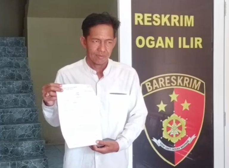 Lapor  Ke Polres Ogan Ilir , Minta Usut Tuntas dan Pelaku Main Hakim Sendiri  