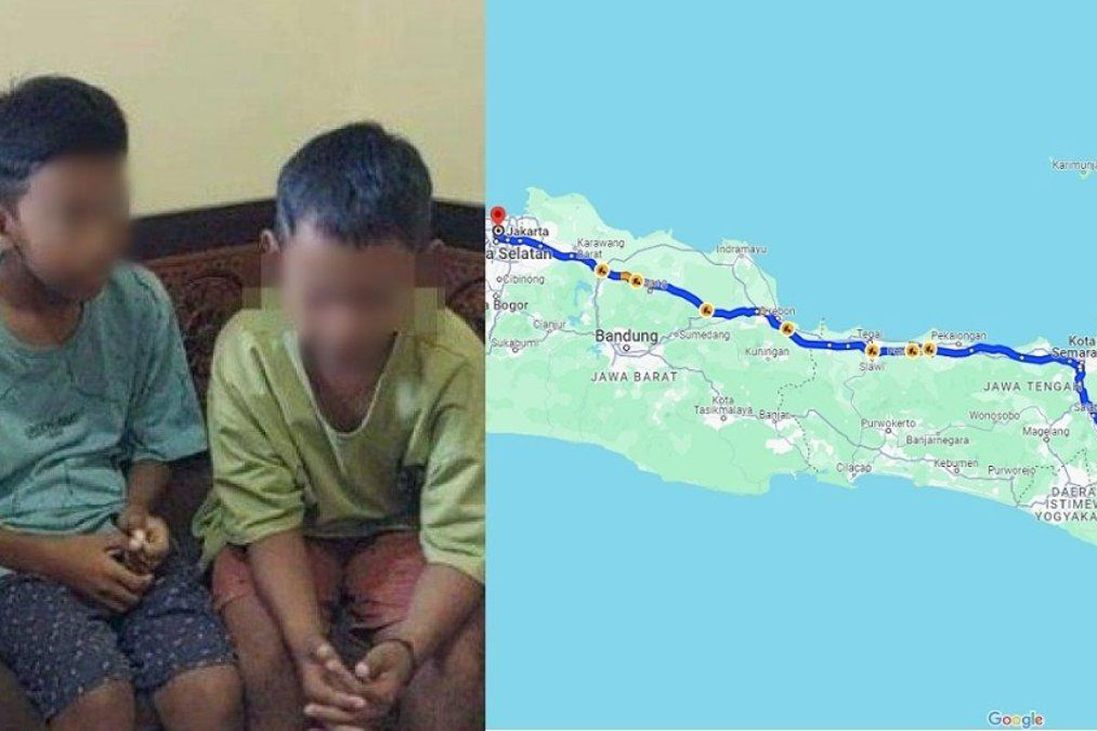 2 Murid SD Sampang Madura Kendarai Motor Tujuan Jakarta, di Semarang Keburu Diamankan Polisi