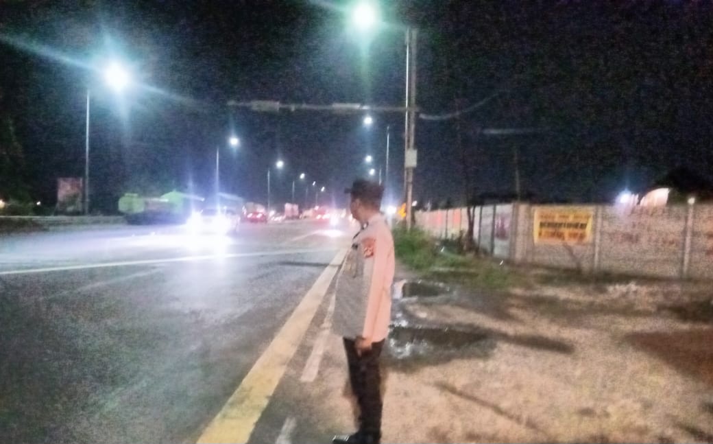 Polsek Pemulutan Laksanakan Patroli Malam, Antisipasi Curas, Curat dan Curanmor