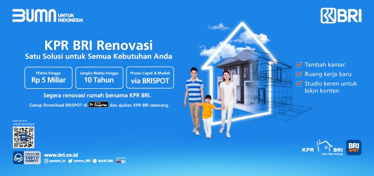 Solusi Dana Cepat Saat Renovasi Rumah, Kredit BRI Melalui Kantor, Proses Mudah, Cicilan Hanya Rp800 ribuan