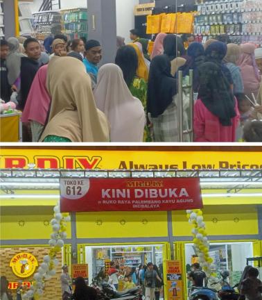 Baru di Buka , Mr D.I.Y  Indralaya Ogan Ilir, Langsung Di Serbu Konsumen