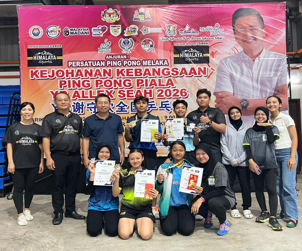 Petenis Meja Indonesia Borong Emas di Kejuaraan Tenis Meja Internasional di Malaka