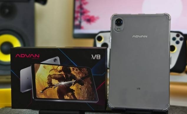 Advan Tab V8 : Didukung Layar Luas IPS LCD dengan Fitur Auto Brightness
