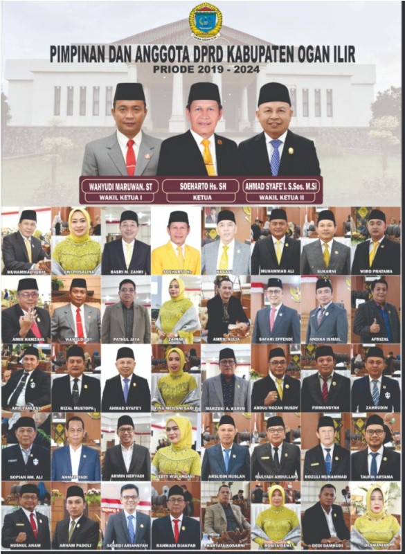 Ini Nama-Nama dan Wajah Anggota DPRD Ogan Ilir Periode 2019-2024