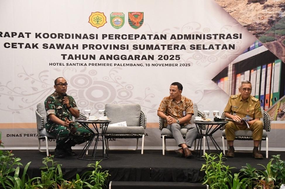 Danrem 044/Gapo : Kita Berpikir Cepat, Bertindak Tepat, Kerja Dengan Hati, Mengenai Cetak  Sawah