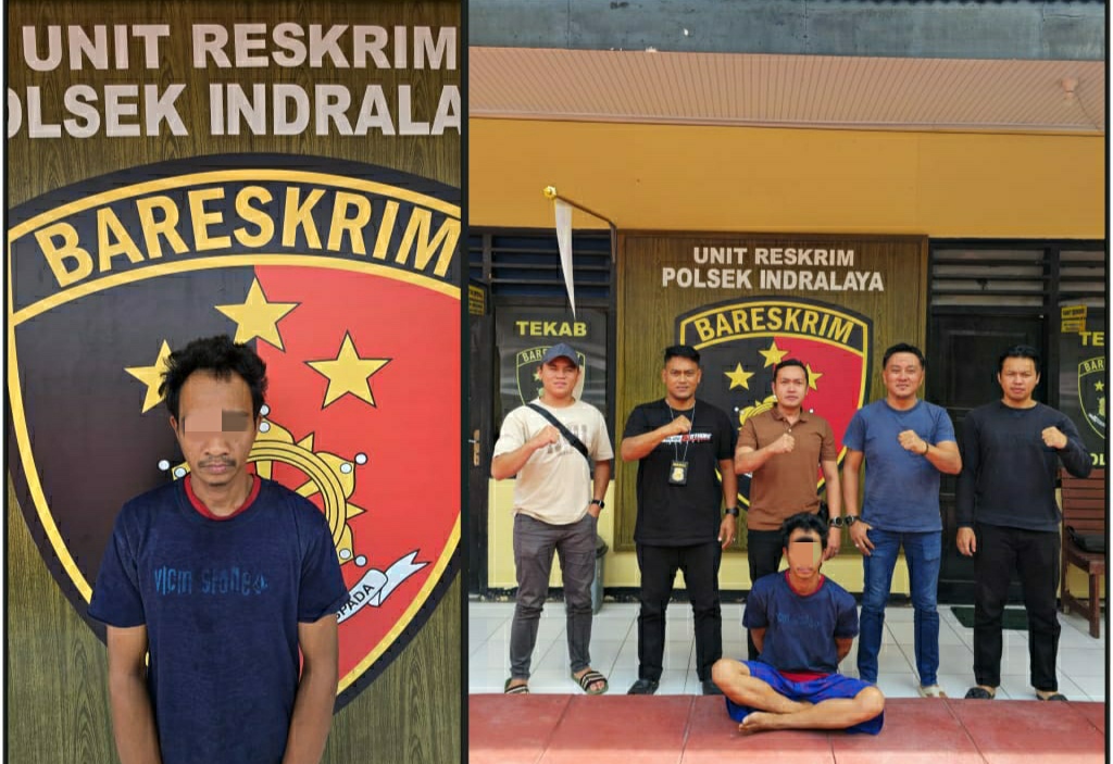 Polsek Indralaya  Tangkap Pelaku Penganiayaan di Arisan Gading Ogan Ilir