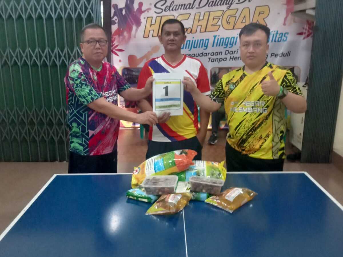 Ini Juara Turnamen Tenis Meja Ganda PTM Silber Cup-HPC Cup 2026