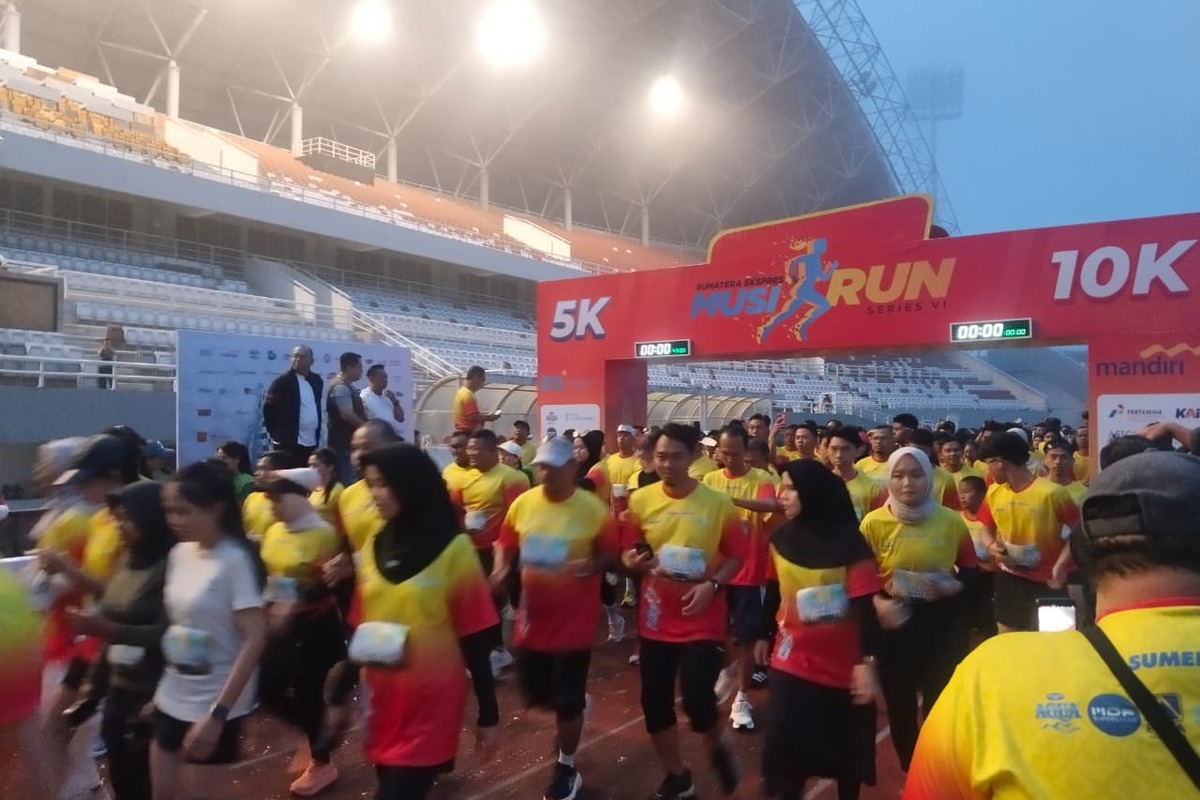 Ribuan Runners Ikuti Musi Run 2026