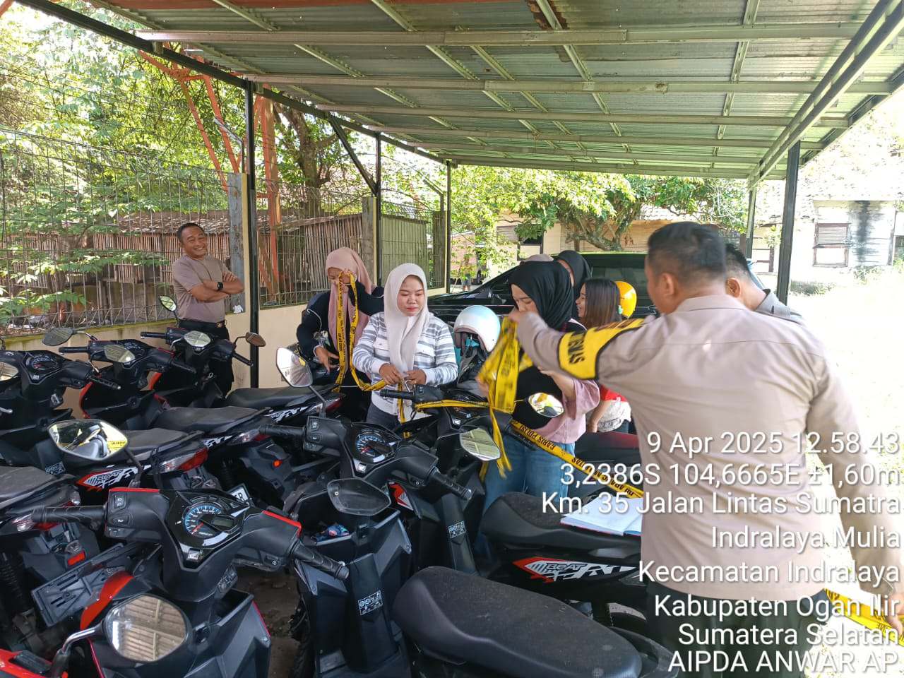 Terima Kasih Pak Polisi, Motor Kami Titipkan Sudah Diambil, Cerita Warga Mudik di Ogan Ilir
