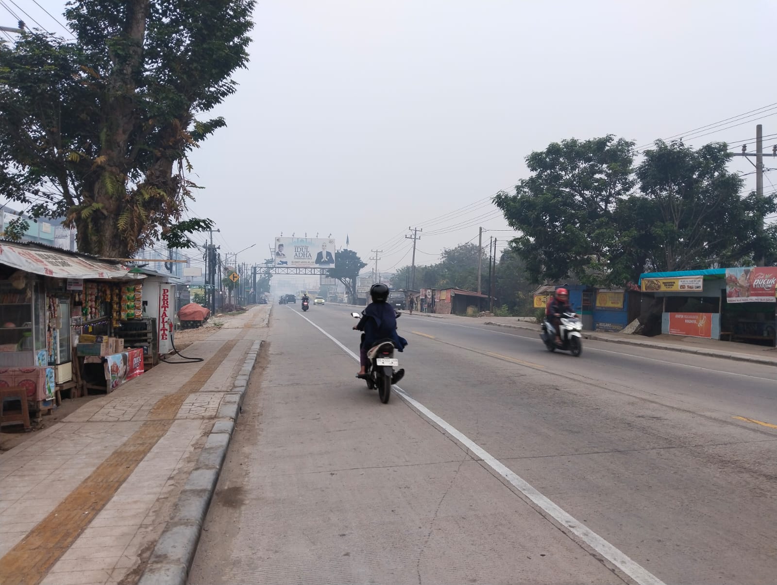 Kabut Asap di Palembang Makin Pekat