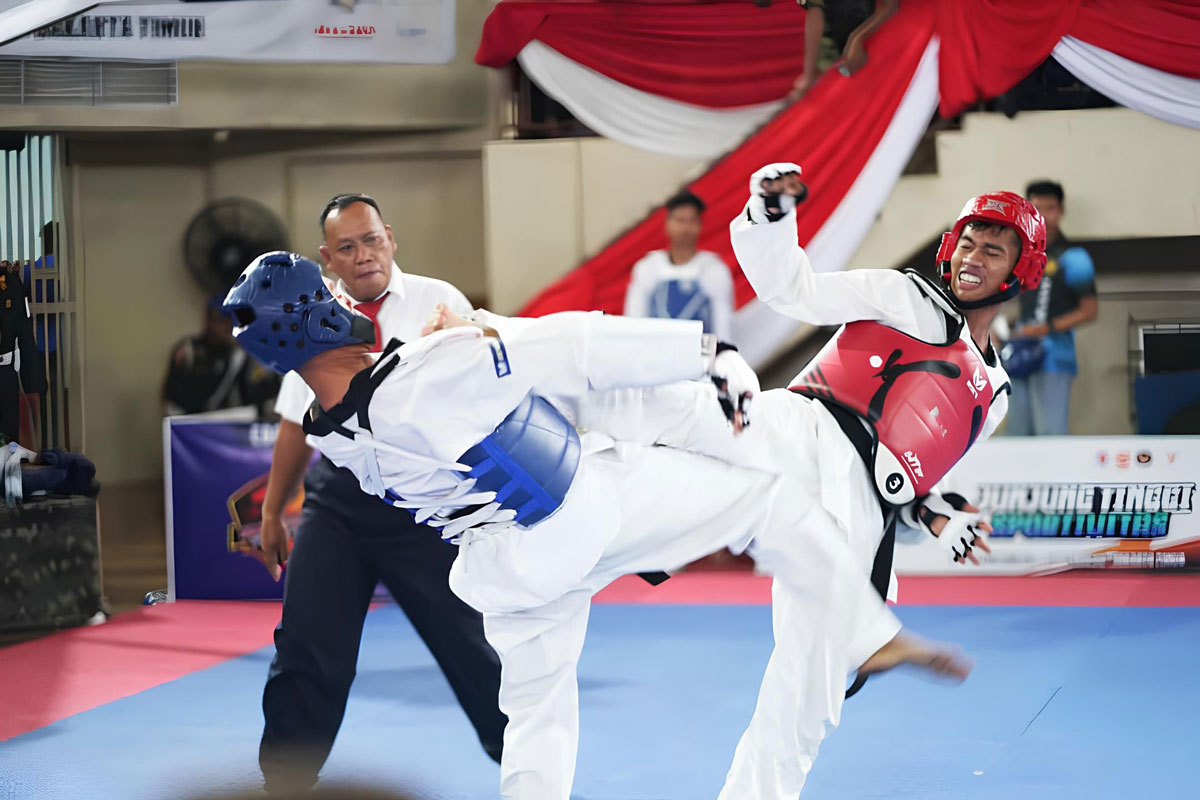 Kejuaraan Taekwondo Pangkostrad Cup 2024 Berakhir, ini Juaranya